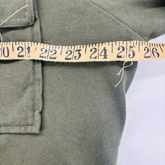 Old Navy Soft Lined Utility Shirt/Jacket Army Green Snap Closures Pockets sz XL - Picture 13 of 13